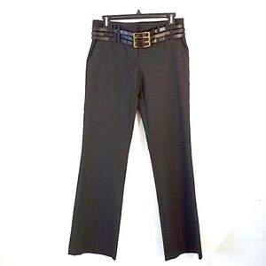 Poleci Dress Pants Slacks with Belt